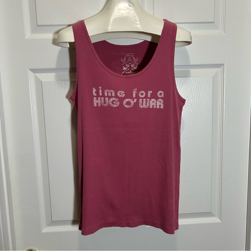 Old Navy 2000s Pink Tank Top with Bird Design